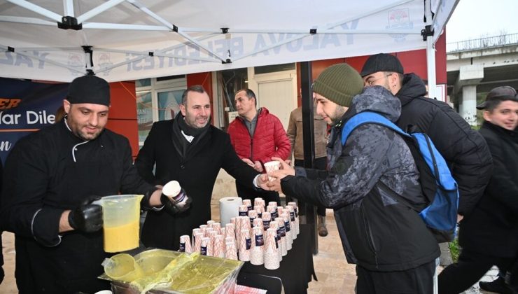 YALOVA BELEDİYESİ’NDEN SINAV HAFTASINDA ÇORBA İKRAMI