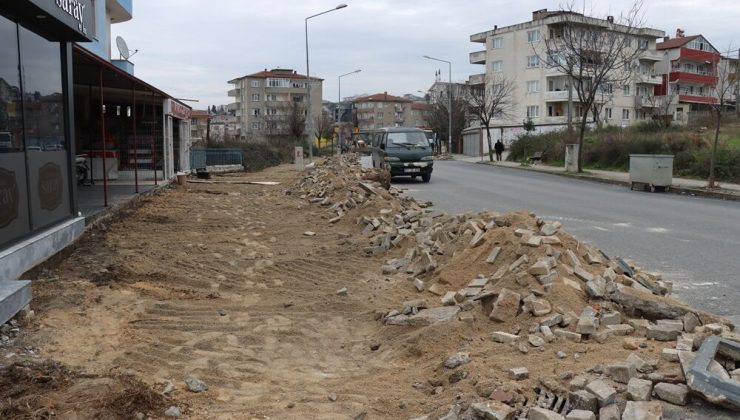 VATAN CADDESİ’NİN KALDIRIMLARI YENİLENİYOR