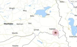 Hakkari’de 4,3 büyüklüğünde deprem