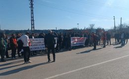 Yalova’da tersane işçilerinden zam protestosu