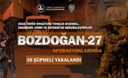 Bozdoğan-27′ Operasyonlarında 36 DEAŞ Şüphelisi Yakalandı