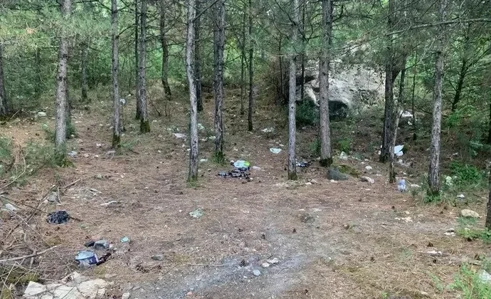 Kestel’in Saitabat Şelalesi yolu, alkoliklere mesken oldu