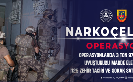 NARKOÇELİK-40″ Operasyonlarında 3 Ton 972 Kilogram Uyuşturucu Madde Ele Geçirildi