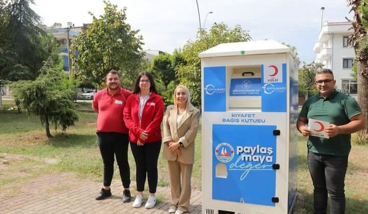 Yalova Türk Kızlay Ciflikköy  Protokolü ile Yeni Kıyafet Kumbarası Hayata Geçirildi