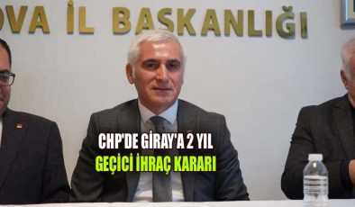 GİRAY:”BU KARAR SİYASİDİR”