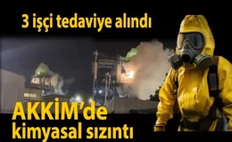 Kimyasal sızıntı oldu