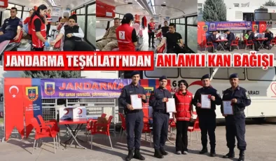 185 Yıllık Onurlu Mazisiyle Jandarma Teşkilatından anlamlı hareket