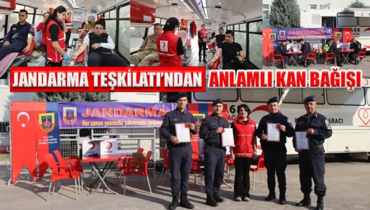 185 Yıllık Onurlu Mazisiyle Jandarma Teşkilatından anlamlı hareket