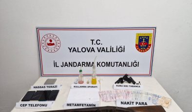 Yalova’da Uyuşturucu Operasyonu: Altınova’da Bir Evde Metamfetamin ve Silah Ele Geçirildi