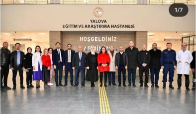 Yalova Valisi Dr. Hülya Kaya, Yılbaşı Günü Kurumları Ziyaret Etti